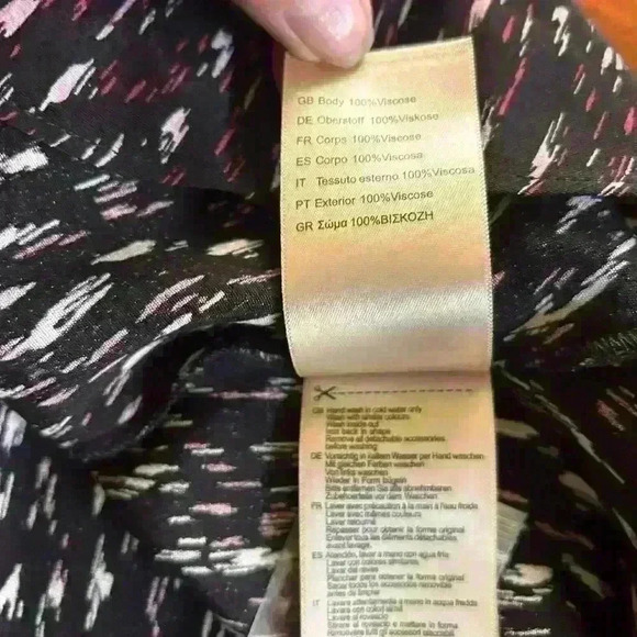 Scotch and Soda In Bloom dress. Black/geographic print Size 40 Eu - Picture 12 of 16